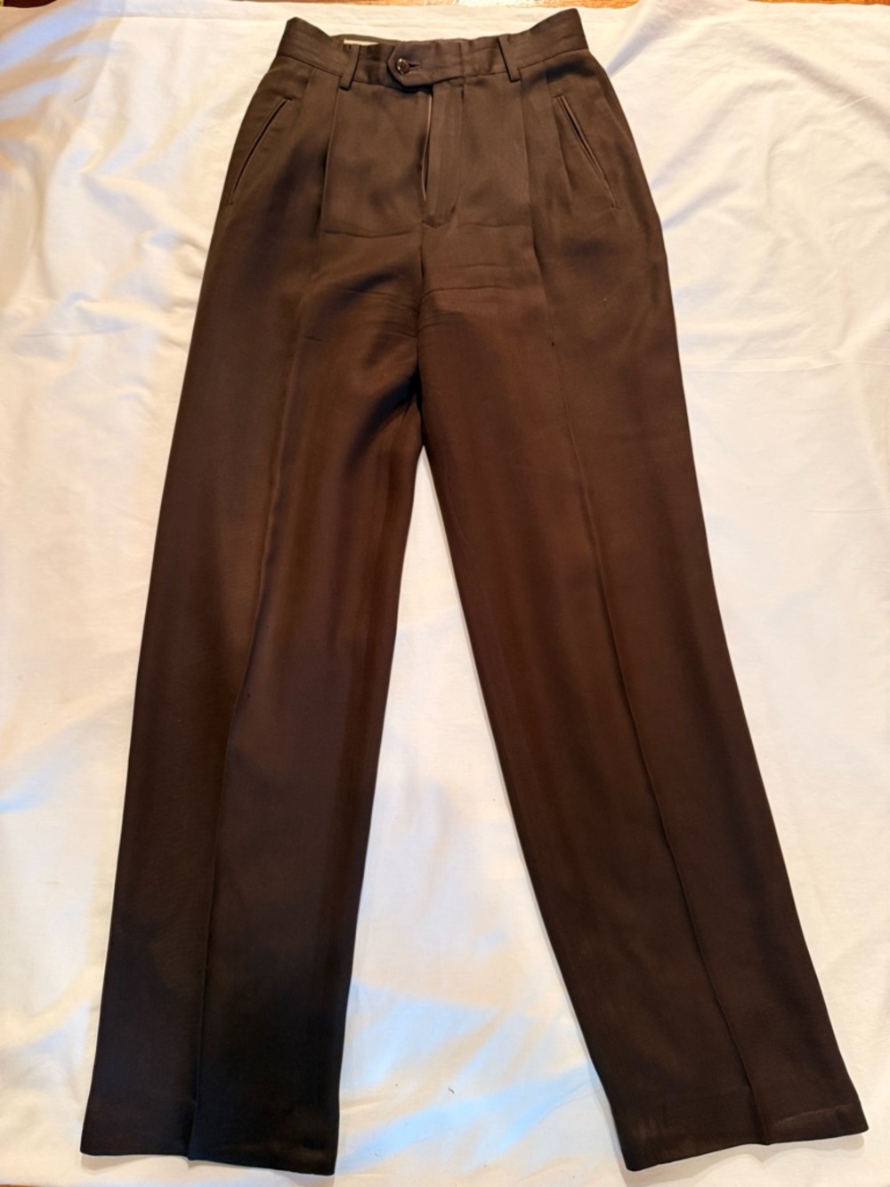 Women’s Vintage Classic Brown Dress Pants